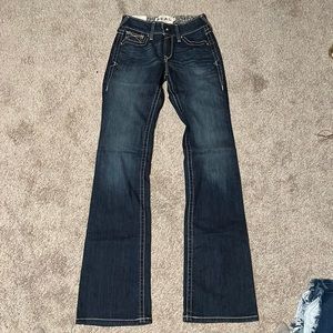 Women’s Ariat Mid Rise Boot Cut Jeans Size 25L